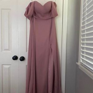 Azazie Aaron Dusty Rose Bridesmaids Dress